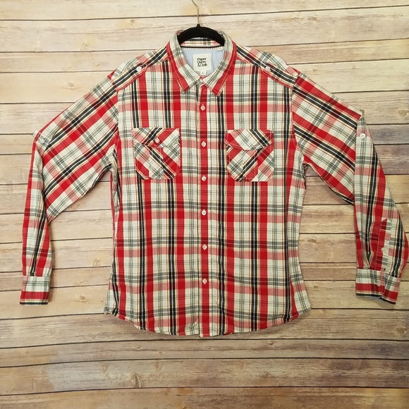 Paper Denim & Cloth Other - EUC Paper Denim & Cloth Mens Plaid Shirt Size LG